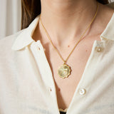 CHAI DISC NECKLACE