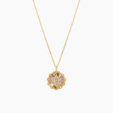STAR OF DAVID DISC NECKLACE