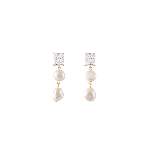 Sierra Earrings White