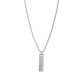 Men Double Tag Necklace