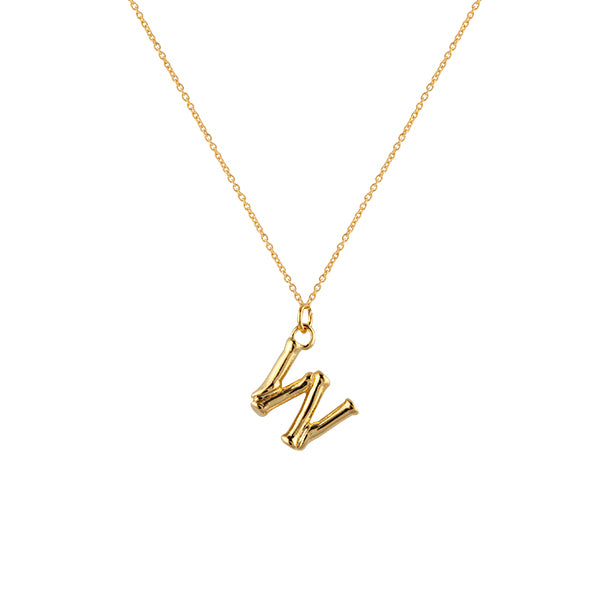 Letter W Necklace